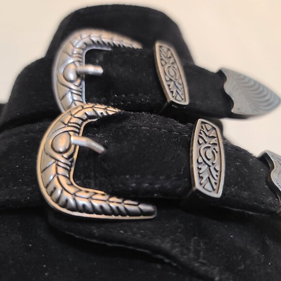 Black Western Booties from the UK - Picture 2 of 5